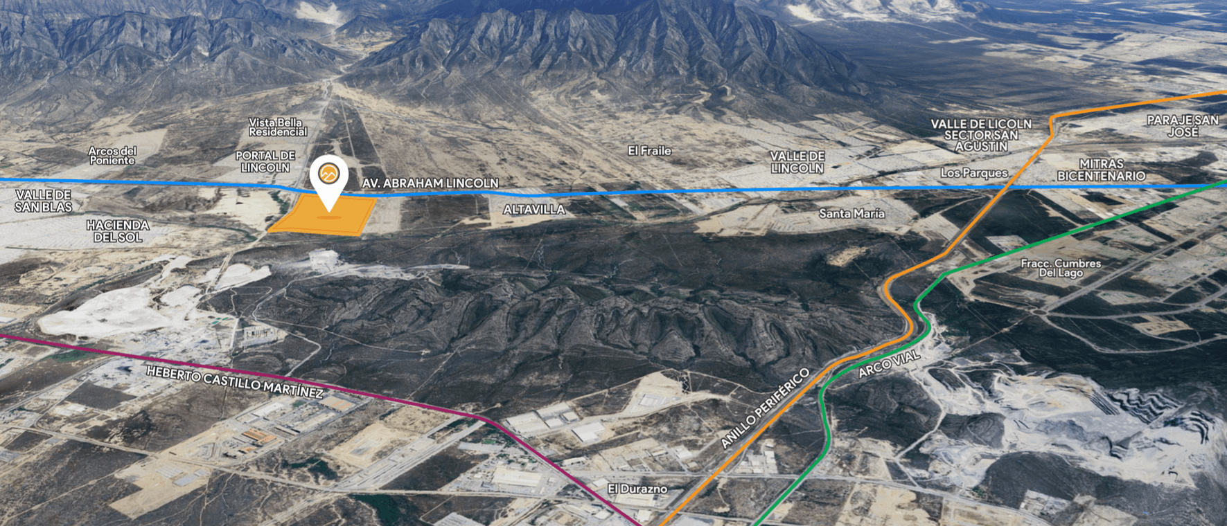 La Sierra Industrial Park - Mapa de Conectividad