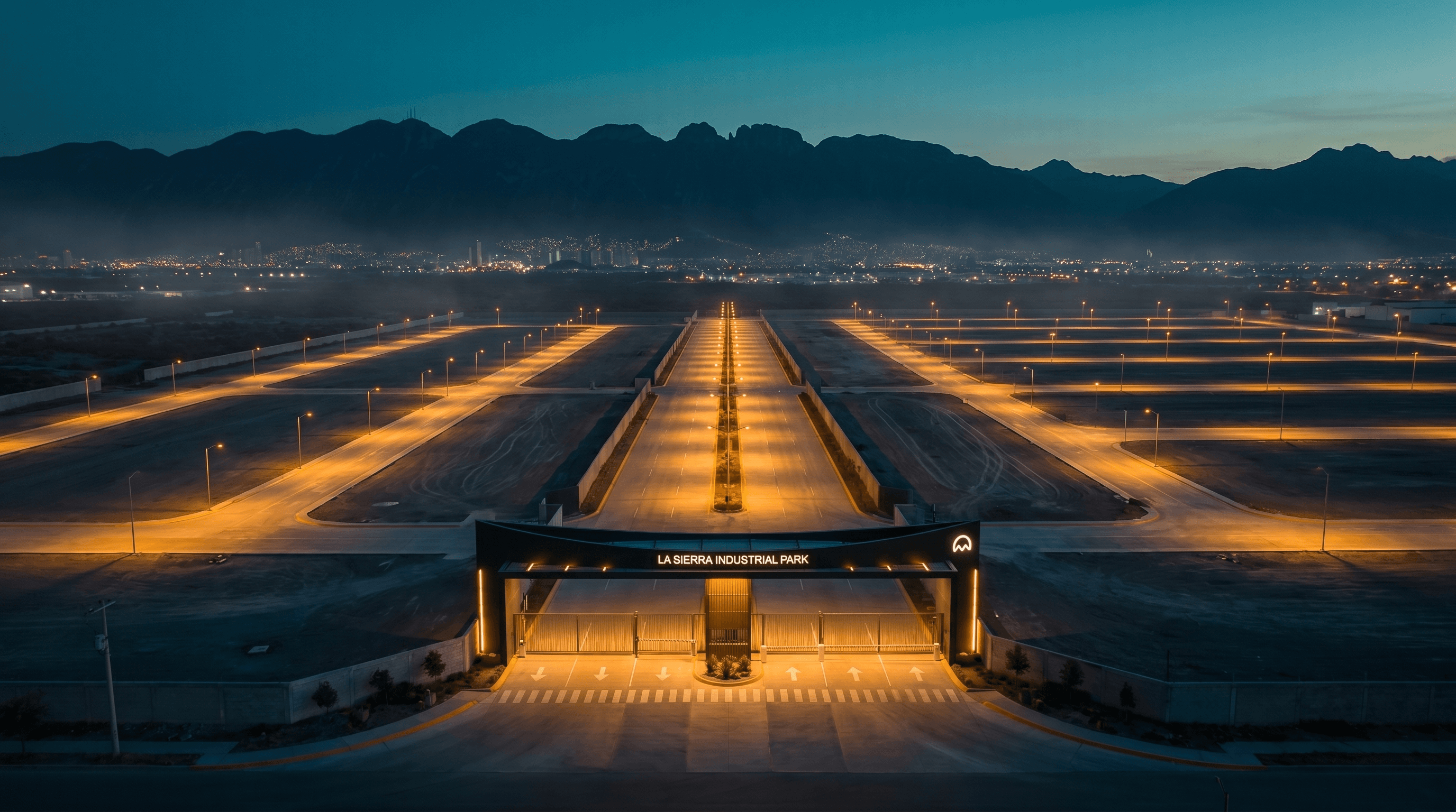 Vista aérea La Sierra Industrial Park